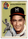 1954 Topps Baseball #122 Johnny Logan Braves NR-MT 506357