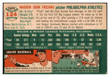 1954 Topps Baseball #124 Marion Fricano A's EX-MT 506359