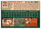 1954 Topps Baseball #150 Dick Kryhoski Orioles EX-MT 506377