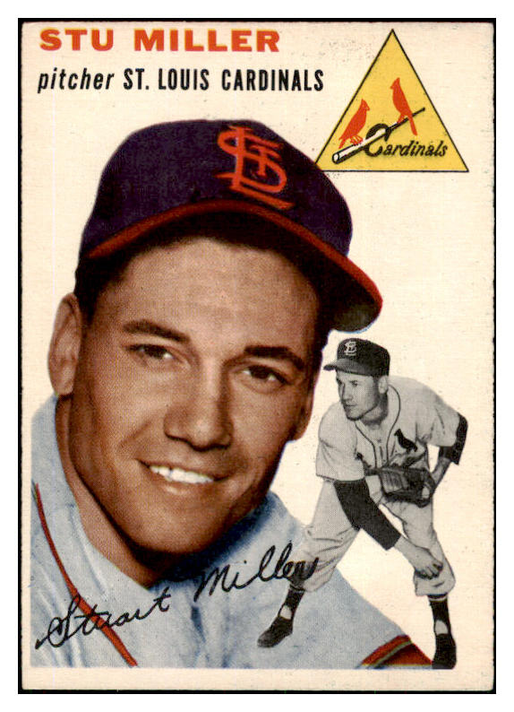 1954 Topps Baseball #164 Stu Miller Cardinals NR-MT 506389