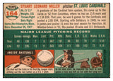 1954 Topps Baseball #164 Stu Miller Cardinals NR-MT 506389