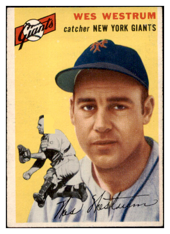 1954 Topps Baseball #180 Wes Westrum Giants EX-MT 506401