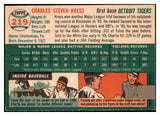 1954 Topps Baseball #219 Charlie Kress Tigers NR-MT 506431