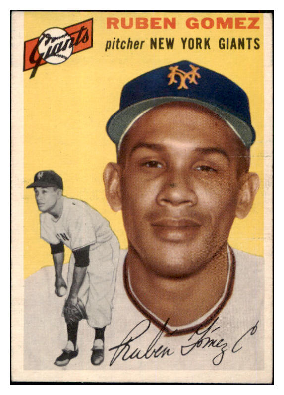 1954 Topps Baseball #220 Ruben Gomez Giants EX-MT 506432