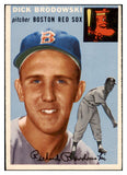 1954 Topps Baseball #221 Dick Brodowski Red Sox EX-MT 506433