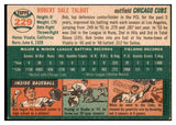 1954 Topps Baseball #229 Bob Talbot Cubs EX-MT 506441