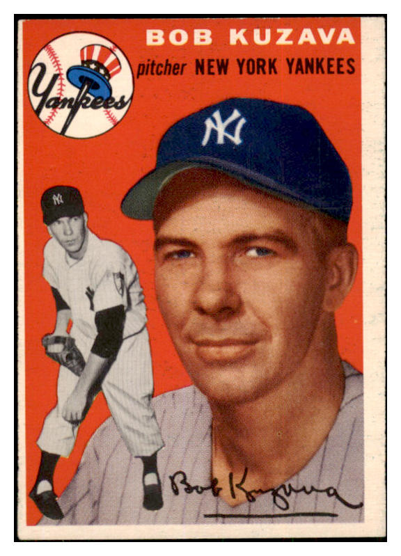 1954 Topps Baseball #230 Bob Kuzava Yankees EX-MT 506442