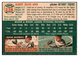 1954 Topps Baseball #238 Al Aber Tigers EX-MT 506446