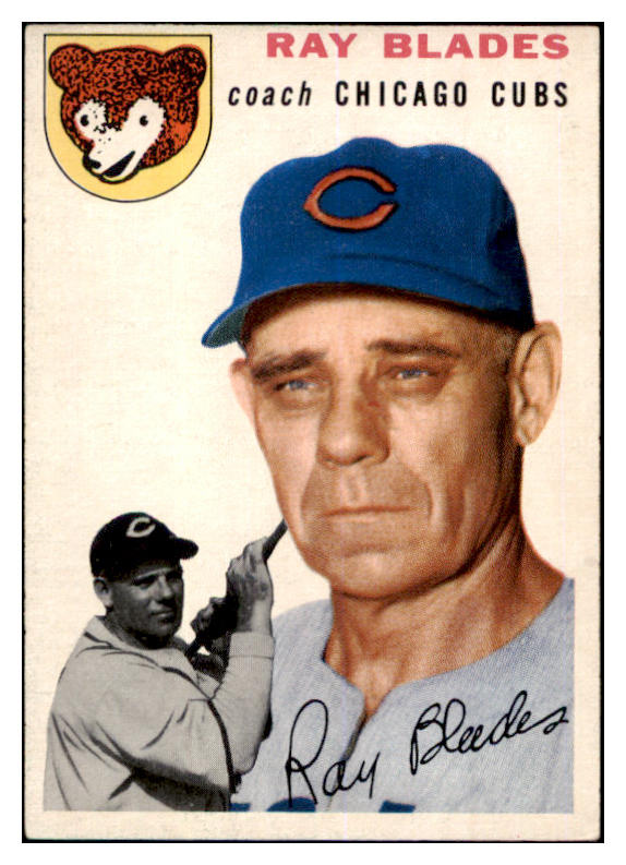 1954 Topps Baseball #243 Ray Blades Cubs EX-MT 506449