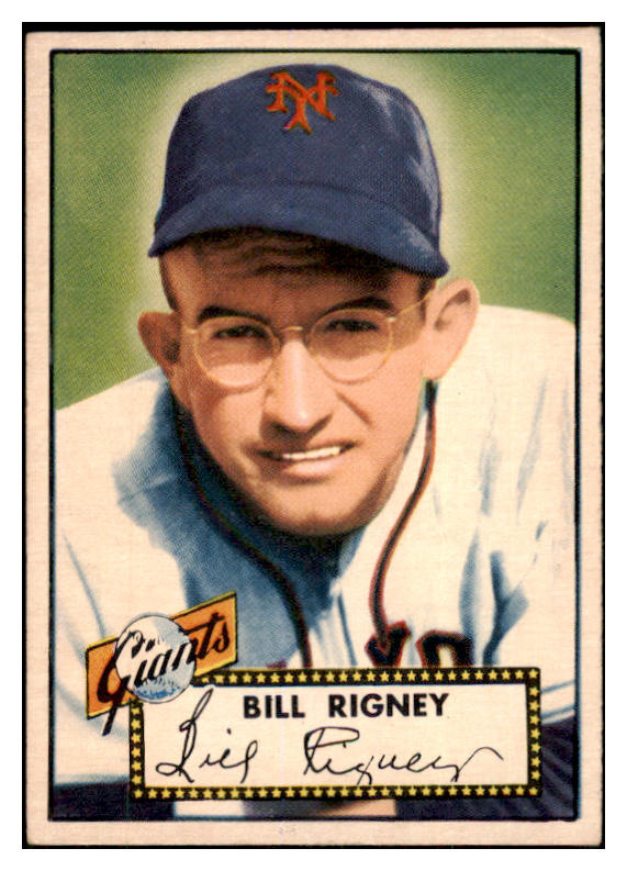 1952 Topps Baseball #125 Bill Rigney Giants VG-EX 506457