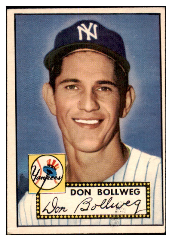 1952 Topps Baseball #128 Don Bollweg Yankees VG-EX 506459