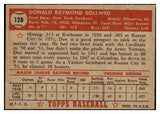 1952 Topps Baseball #128 Don Bollweg Yankees VG-EX 506459