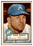 1952 Topps Baseball #226 Dave Philley A's VG-EX 506461