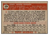 1952 Topps Baseball #229 Gene Bearden Browns EX 506474