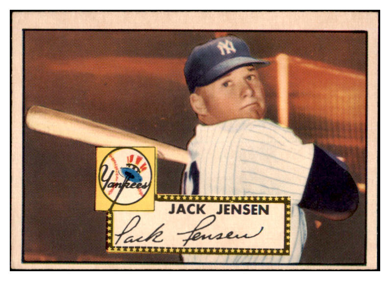 1952 Topps Baseball #122 Jackie Jensen Yankees EX 506475