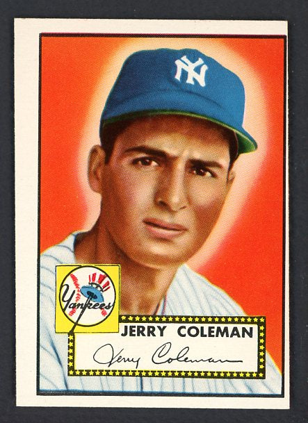 1952 Topps Baseball #237 Jerry Coleman Yankees EX 506476