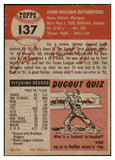 1953 Topps Baseball #137 John Rutherford Dodgers EX-MT 506522