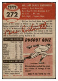1953 Topps Baseball #272 Bill Antonello Dodgers VG 506524