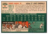 1954 Topps Baseball #009 Harvey Haddix Cardinals EX-MT 506526