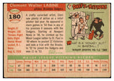 1955 Topps Baseball #180  Clem Labine Dodgers VG 506528