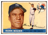 1955 Topps Baseball #166 Hank Bauer Yankees GD-VG 506536