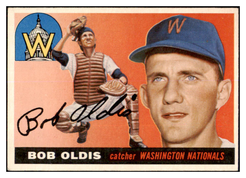 1955 Topps Baseball #169 Bob Oldis Senators VG-EX 506560