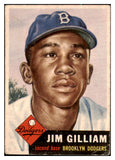1953 Topps Baseball #258 Jim Gilliam Dodgers VG-EX 506583