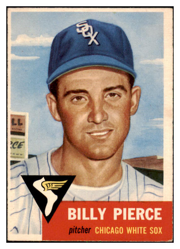 1953 Topps Baseball #143 Billy Pierce White Sox EX 506590