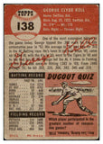 1953 Topps Baseball #138 George Kell Red Sox VG-EX 506592