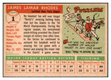 1955 Topps Baseball #001 Dusty Rhodes Giants EX-MT 506618