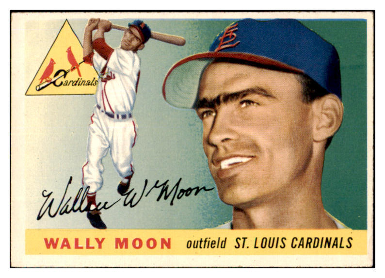 1955 Topps Baseball #067 Wally Moon Cardinals EX-MT 506639