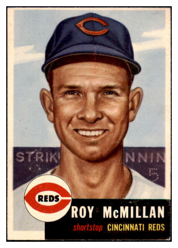 1953 Topps Baseball #259 Roy McMillan Reds EX-MT 506660