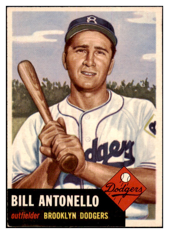 1953 Topps Baseball #272 Bill Antonello Dodgers NR-MT 506666
