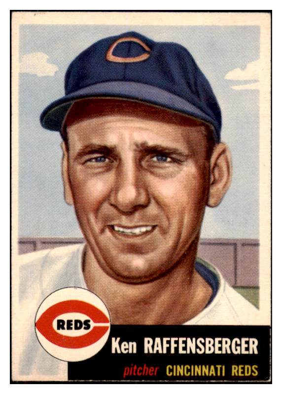 1953 Topps Baseball #276 Ken Raffensberger Reds EX-MT 506668