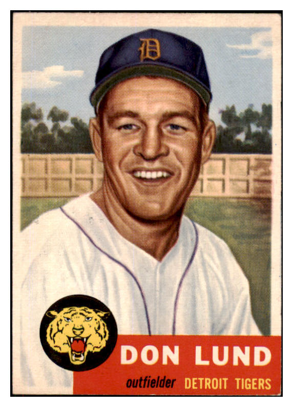 1953 Topps Baseball #277 Don Lund Tigers EX-MT 506669