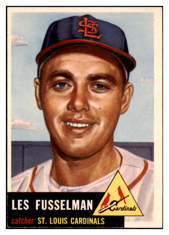 1953 Topps Baseball #218 Les Fusselman Cardinals NR-MT 506686