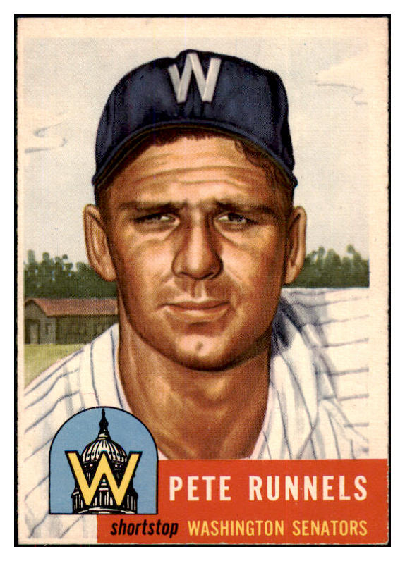 1953 Topps Baseball #219 Pete Runnels Senators EX-MT 506687