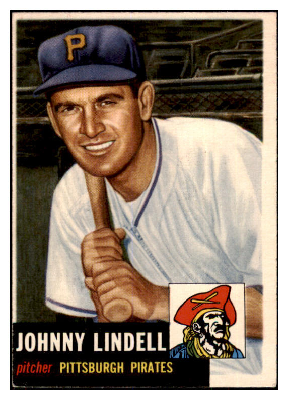 1953 Topps Baseball #230 Johnny Lindell Pirates EX 506693