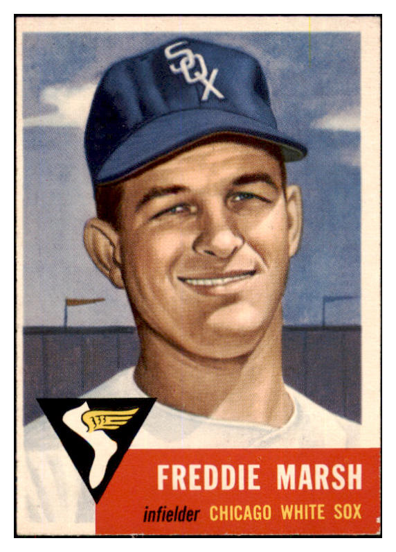 1953 Topps Baseball #240 Fred Marsh White Sox EX-MT 506702