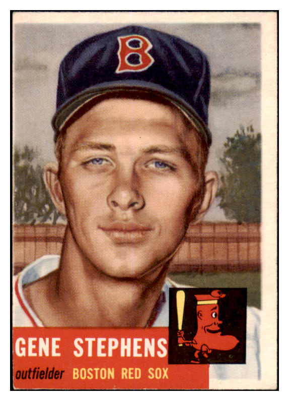 1953 Topps Baseball #248 Gene Stephens Red Sox EX 506706