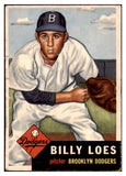 1953 Topps Baseball #174 Billy Loes Dodgers GD-VG 506712