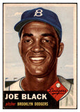 1953 Topps Baseball #081 Joe Black Dodgers EX 506716