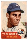 1953 Topps Baseball #104 Yogi Berra Yankees GD-VG tape 506732