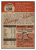 1953 Topps Baseball #138 George Kell Red Sox VG 506735