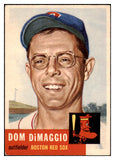 1953 Topps Baseball #149 Dom DiMaggio Red Sox EX 506738