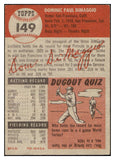 1953 Topps Baseball #149 Dom DiMaggio Red Sox EX 506738