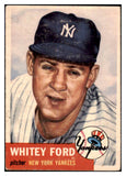 1953 Topps Baseball #207 Whitey Ford Yankees VG-EX 506744