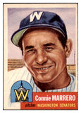 1953 Topps Baseball #013 Connie Marrero Senators EX-MT 506761