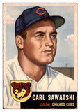 1953 Topps Baseball #202 Carl Sawatski Cubs EX-MT 506762