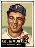 1953 Topps Baseball #201 Paul Lapalme Pirates EX-MT 506763